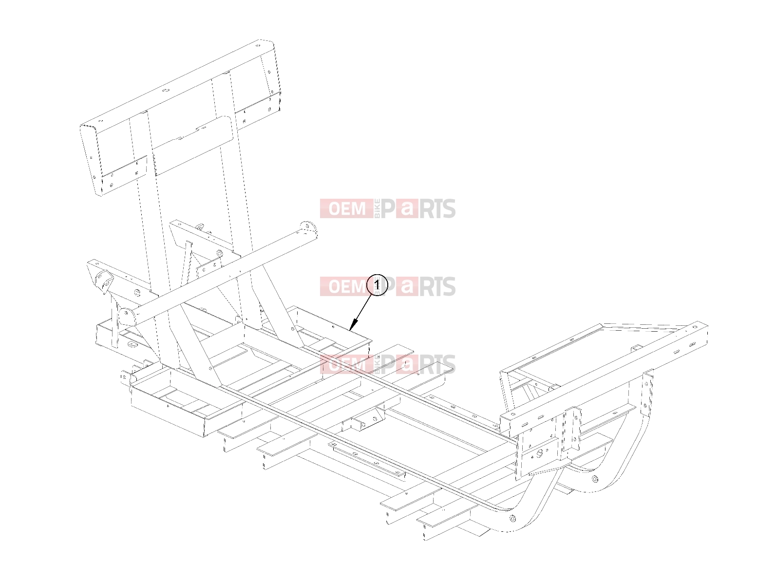 Polaris 2011 LEV GEM - e2/e4/e6/eS/eL/eLXD RH DRIVE | RH DRIVE, FRAME, 4 PASSENGER - e4 (49GEMRHDRIVE11FRAMEE4)