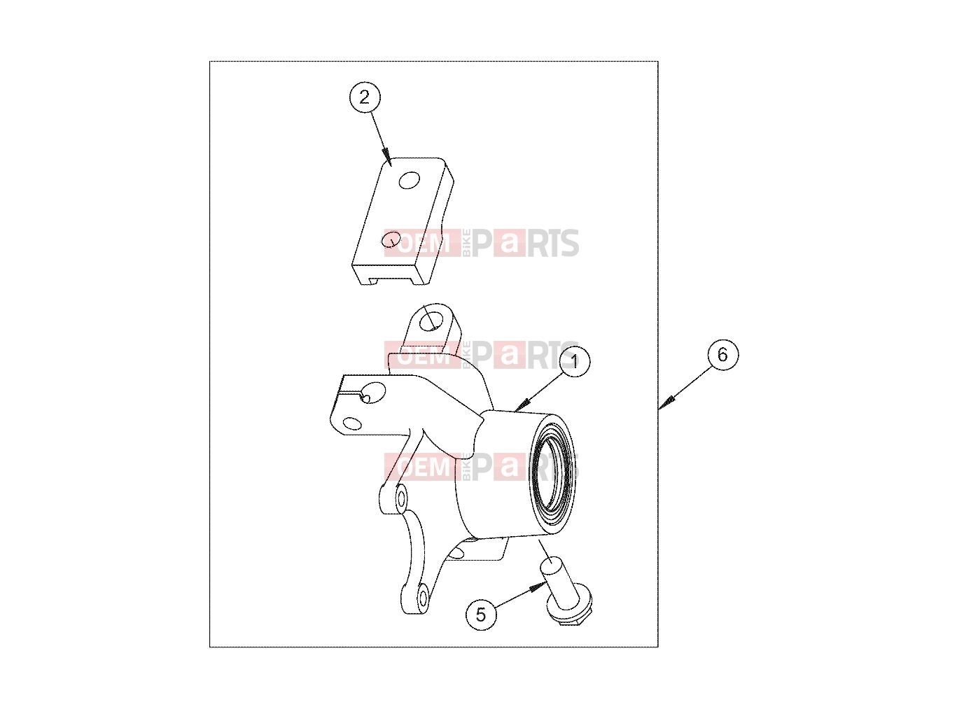 Polaris 2011 LEV GEM - e2/e4/e6/eS/eL/eLXD STEERING | STEERING, KNUCKLE, LEFT W/OFFSET EXTENSION - e6/eL/eLXD (49GEMSTEER11KNUCKLELTE6)