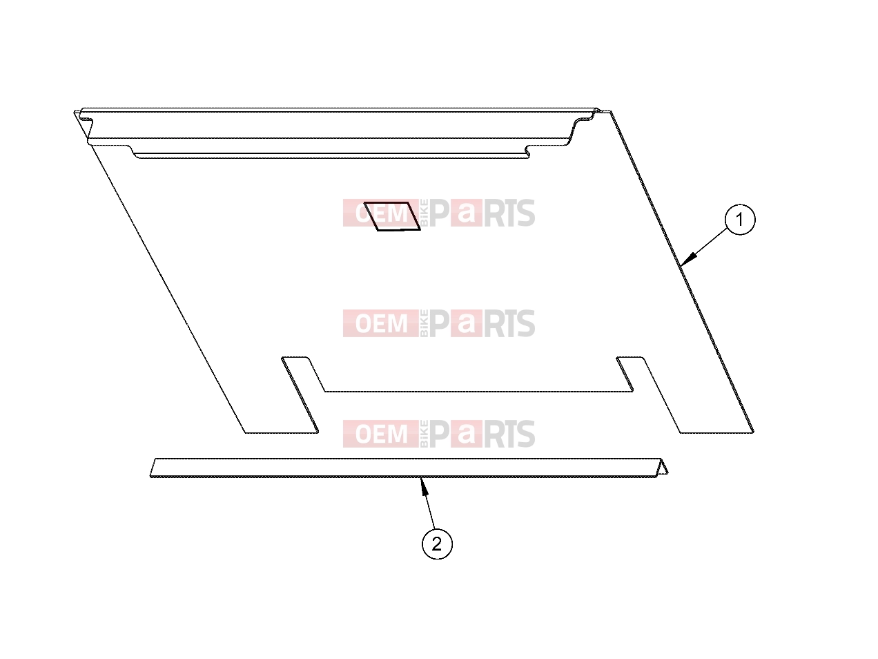 Polaris 2010 LEV GEM - E2/E4/E6/ES/EL/ELXD BODY | BODY, PANEL BACK WITH LATCH - e6 (49GEMBODY11PNLE6)