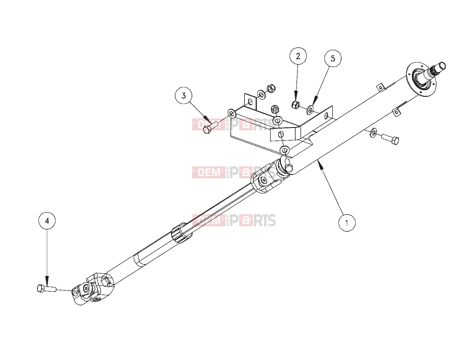 Polaris 2010 LEV GEM - E2/E4/E6/ES/EL/ELXD STEERING | STEERING, COLUMN, SPLINED - e2/e4/e6/eS/eL/eLXD (49GEMSTEER11COLUMNSPLINED)