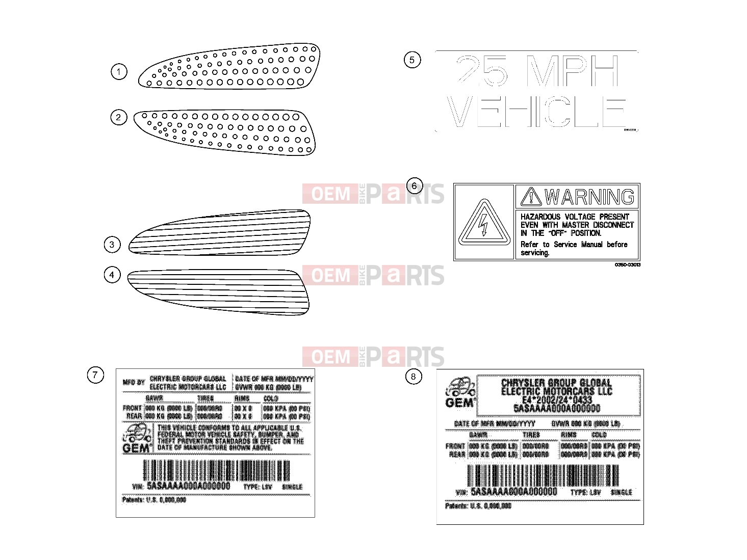 Polaris 2009 LEV GEM - E2/E4/E6/ES/EL/ELXD DECALS | DECALS, 2011 - e2/e4/e6/eS/eL/eLXD (49GEMDECALS11DECALS)