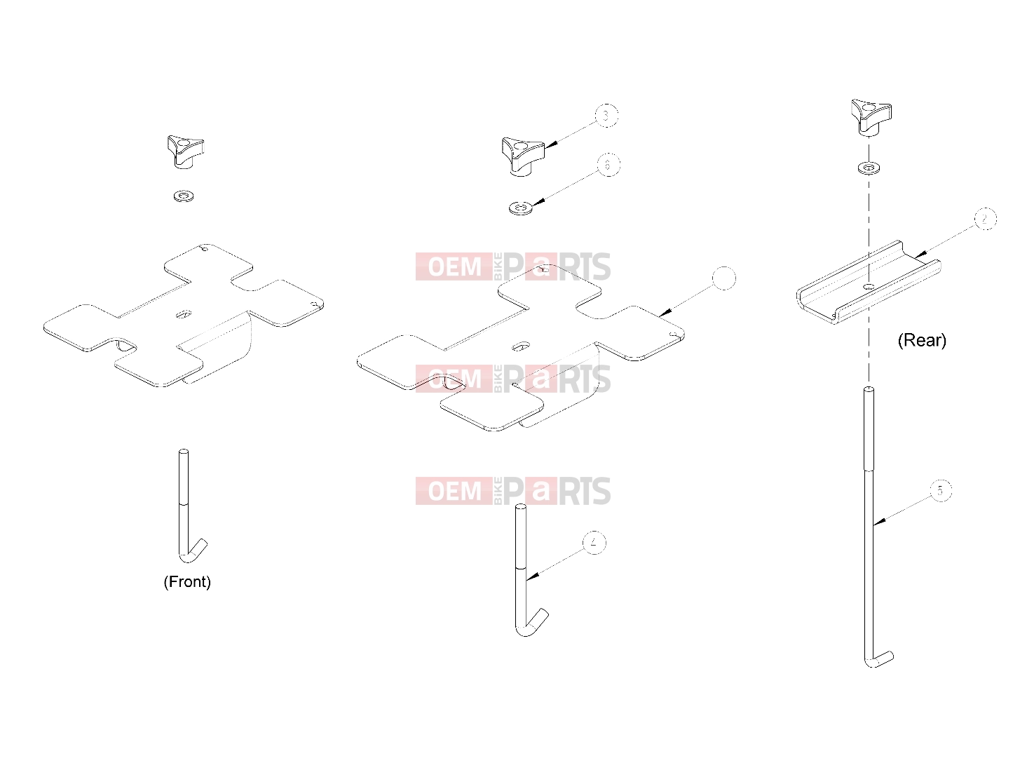 Polaris 2009 LEV GEM - E2/E4/E6/ES/EL/ELXD ELECTRICAL | ELECTRICAL, BATTERY HOLD DOWN - e2/e4/eS (49GEMELECTRICAL11BATTERYHOLD)