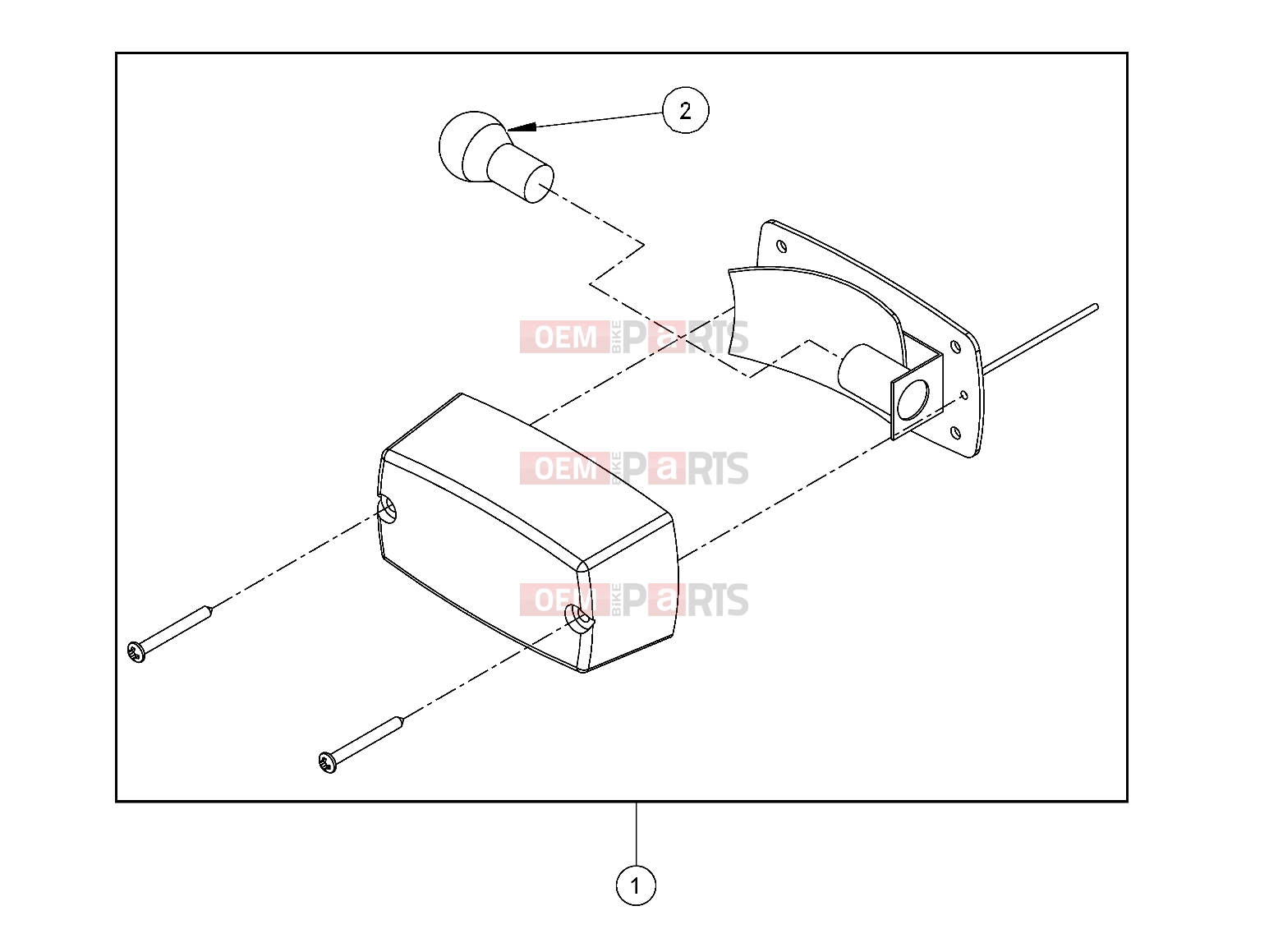 Polaris 2009 LEV GEM - E2/E4/E6/ES/EL/ELXD ELECTRICAL | ELECTRICAL, REVERSE LAMP - e2/e4/e6/eS/eL/eLXD (49GEMELECTRICAL11REVERSE)