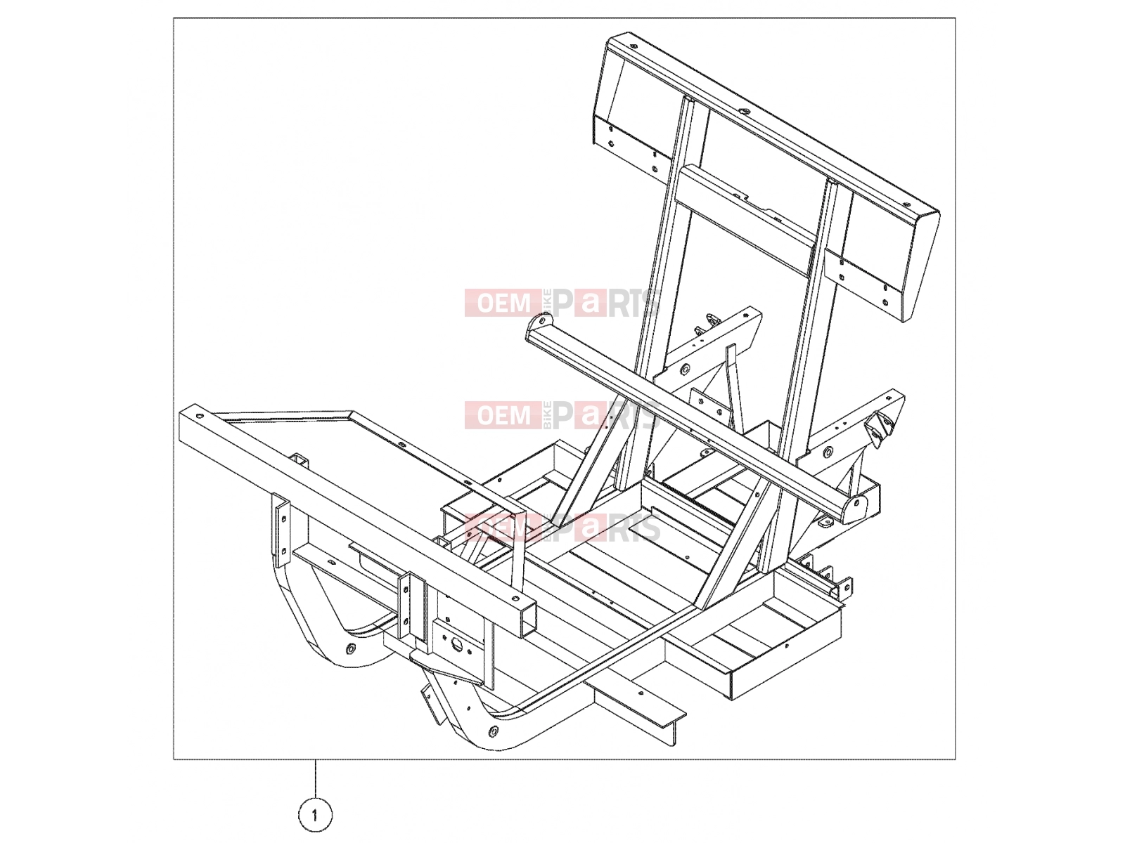 Polaris 2009 LEV GEM - E2/E4/E6/ES/EL/ELXD FRAME - e2/eS (49GEMFRAME11E2ES) | FRAME - e2/eS (49GEMFRAME11E2ES)