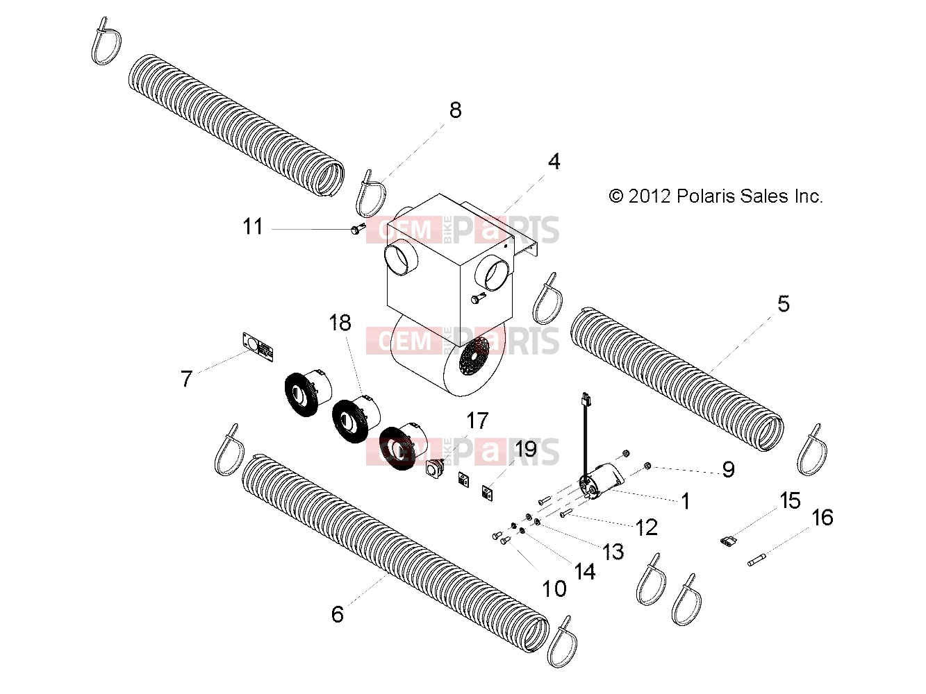 Polaris 2008 LEV GEM - E2/E4/E6/ES/EL/ELXD ELECTRICAL | ELECTRICAL, OPTIONS, HEATER/DEFOGGER - e2/e4/e6/eS/eL/eLXD (49GEMOPTIONS11HEATER)