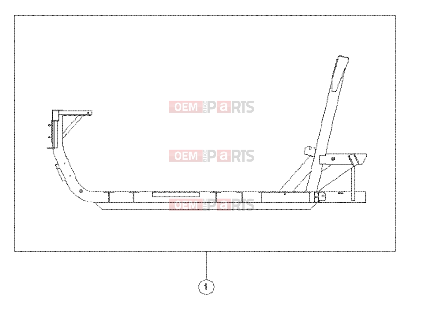 Polaris 2008 LEV GEM - E2/E4/E6/ES/EL/ELXD FRAME | FRAME, HARD DOOR - e4 (49GEMFRAME11E4HD)