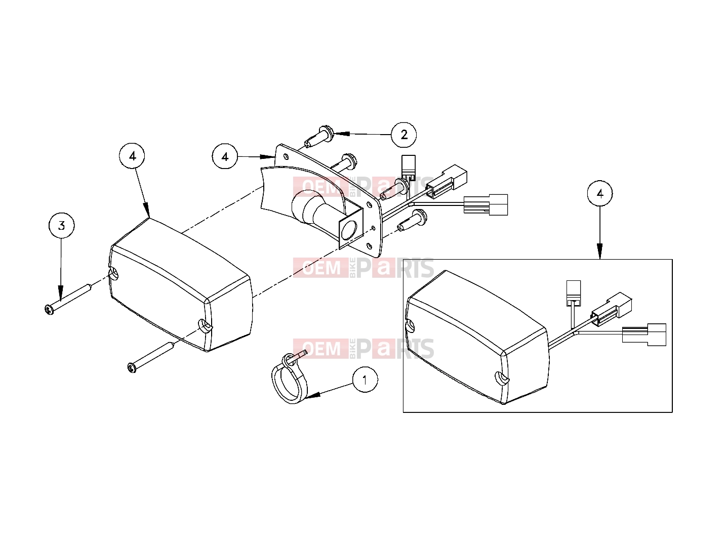 Polaris 2007 LEV GEM - E2/E4/E6/ES/EL/ELXD ELECTRICAL » ELECTRICAL, TAIL LIGHTS, PASSENGER - e2/e4/e6 (49GEMELECTRICAL11TAIL)