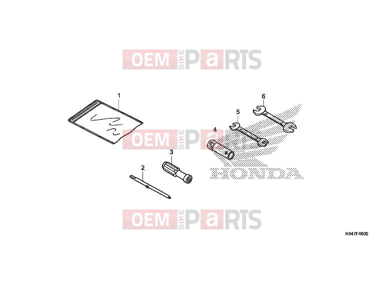 HONDA NSC110MPDH 2017 F-46 TOOLS