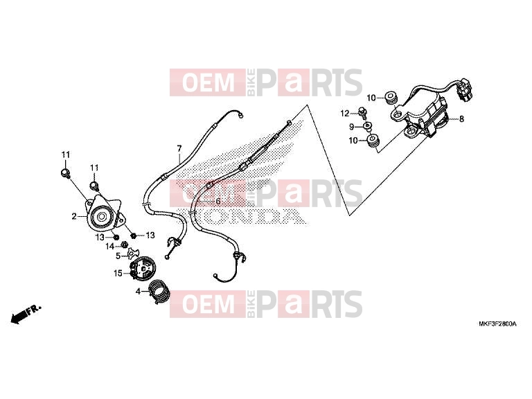 HONDA CBR1000RAH 2017 F-28 ENGINE ENGINE