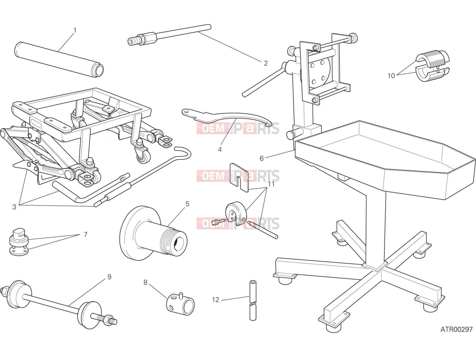 DUCATI 2015 Hypermotard WORKSHOP SERVICE TOOLS (FRAME) [MOD:HYM;XST:AUS,EUR,FRA,JAP,TWN]