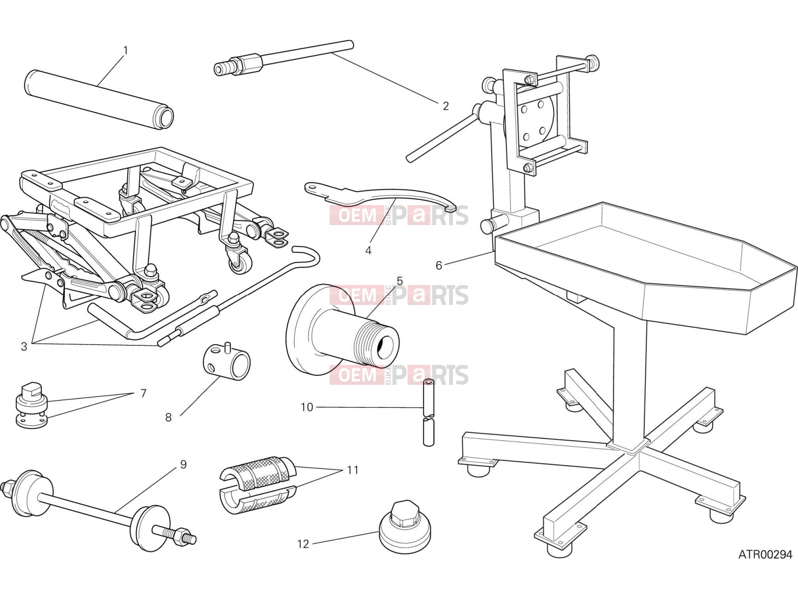 DUCATI 2015 Hypermotard SP WORKSHOP SERVICE TOOLS (FRAME) [MOD:HYM-SP;XST:AUS,EUR,FRA,JAP]