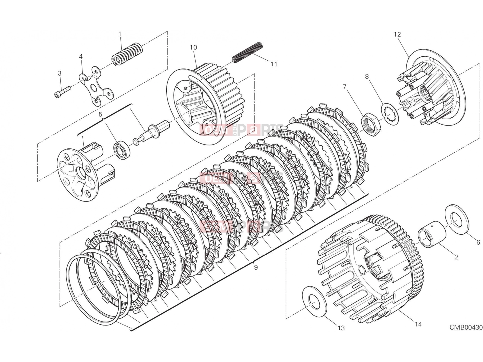 DUCATI 2015 Hyperstrada CLUTCH [MOD:HYP STR;XST:AUS,EUR,FRA,JAP,TWN]