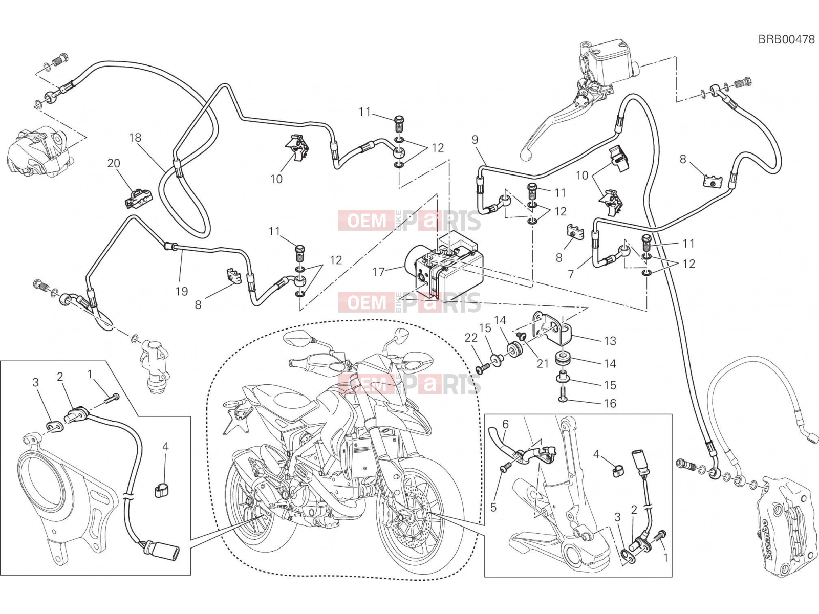 DUCATI 2015 Hyperstrada ANTILOCK BRAKING SYSTEM (ABS) [MOD:HYP STR;XST:AUS,EUR,FRA,JAP,TWN]