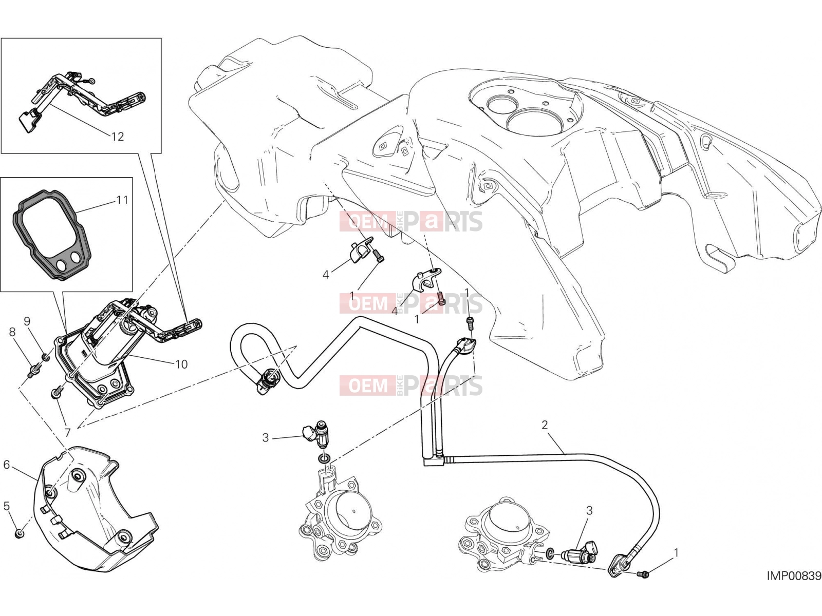 DUCATI 2015 Hyperstrada FUEL SYSTEM [MOD:HYP STR;XST:AUS,EUR,FRA,JAP,TWN]
