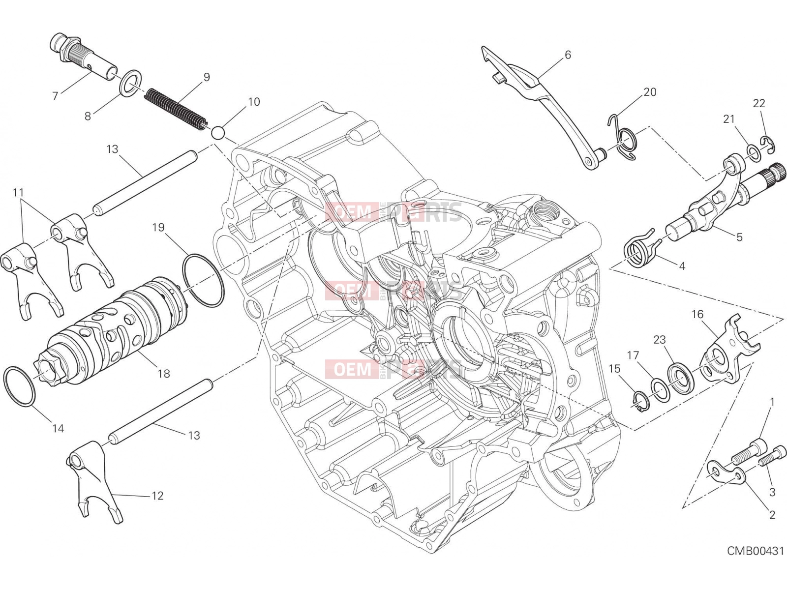 DUCATI 2015 Monster 821 SHIFT CAM - FORK [MOD:M 821]