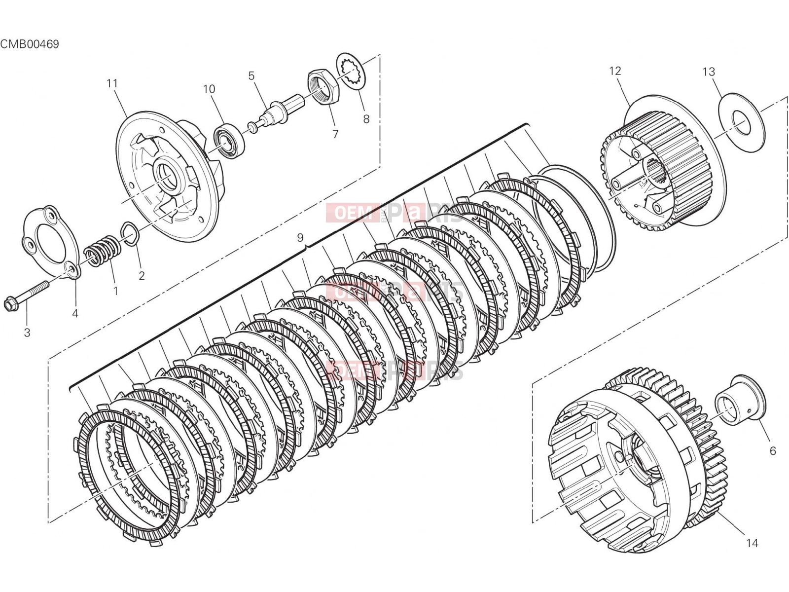 DUCATI 2016 Hyperstrada 939 CLUTCH [MOD:HY939STR]