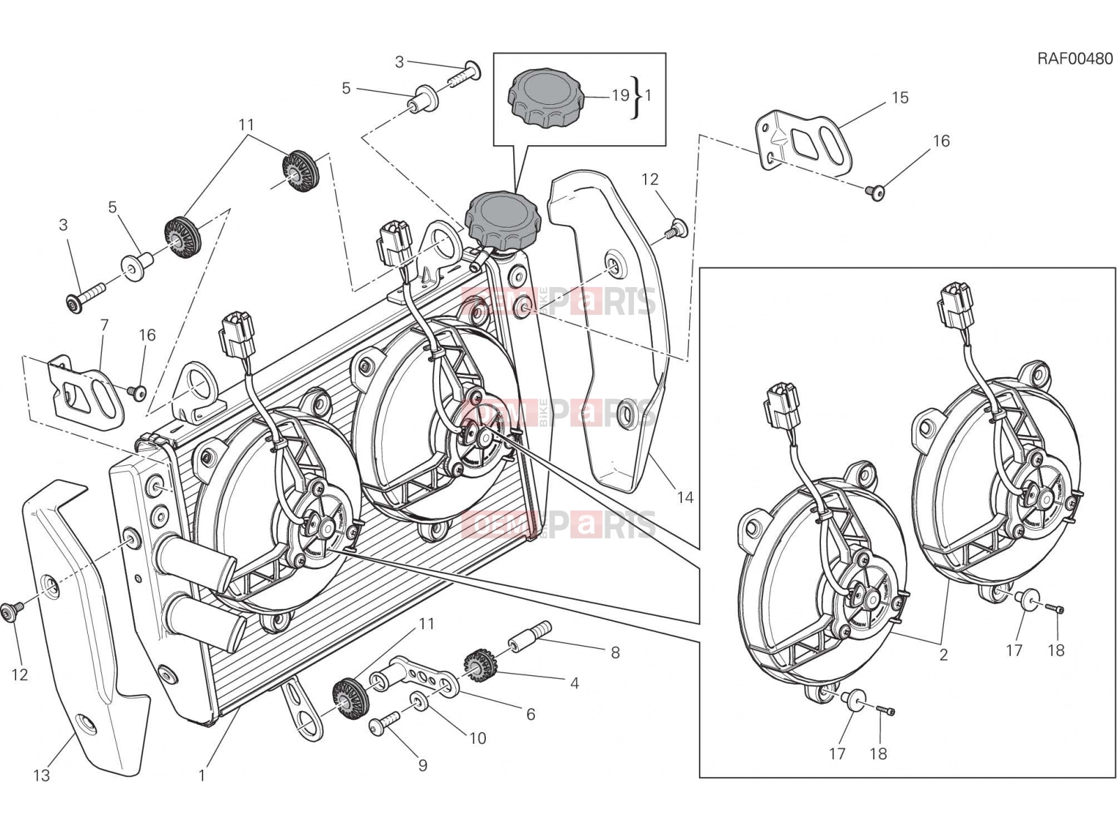 DUCATI 2016 Hyperstrada 939 WATER COOLER [MOD:HY939STR]