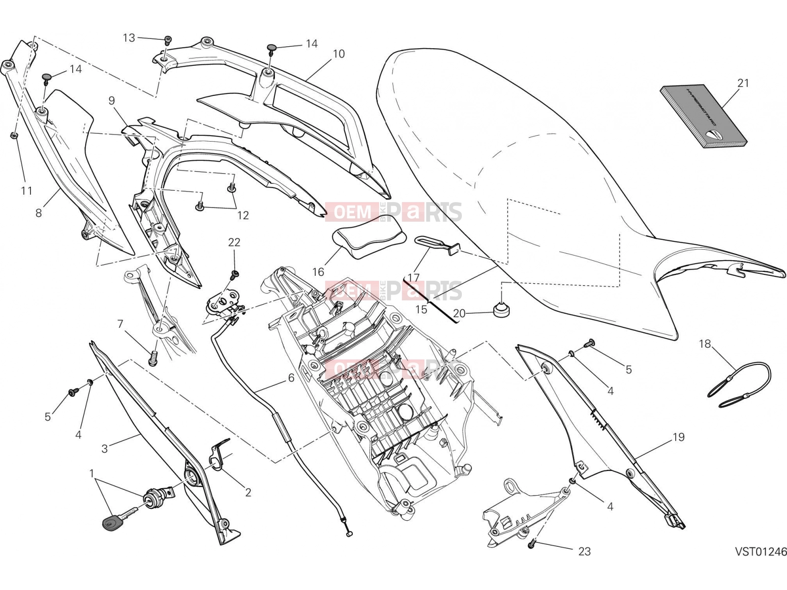 DUCATI 2016 Hyperstrada 939 SEAT [MOD:HY939STR]