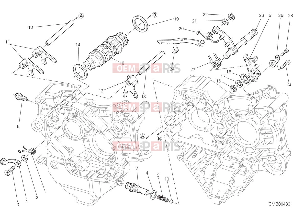 DUCATI 2016 Monster 1200 SHIFT CAM - FORK [MOD:M 1200]