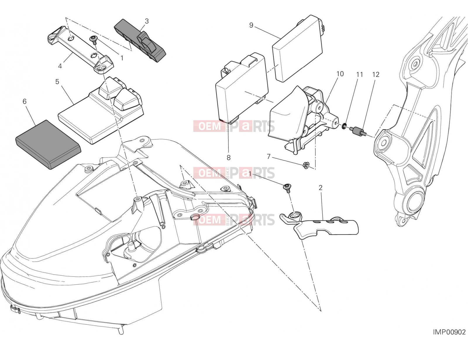 DUCATI 2017 Diavel Carbon ENGINE CONTROL UNIT [MOD:DVLC]