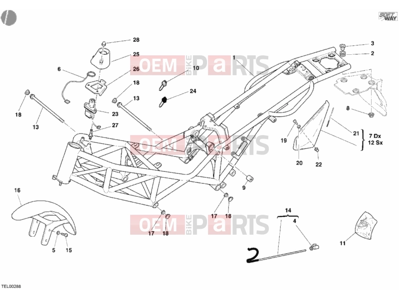 DUCATI 2005 Monster 400 Dark JAP FRAME » FRAME