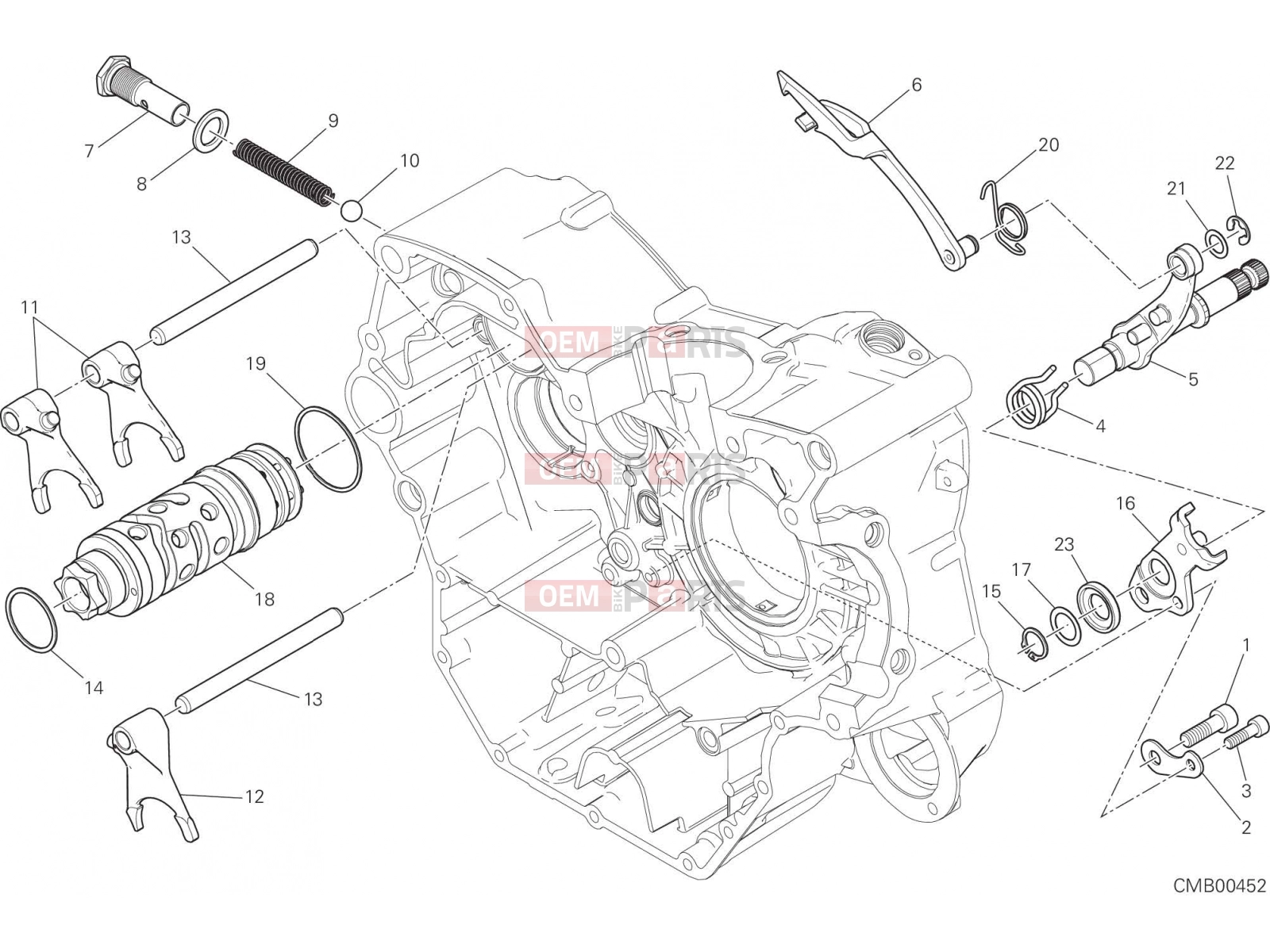 DUCATI 2018 Monster 797 SHIFT CAM - FORK [MOD:M 797]