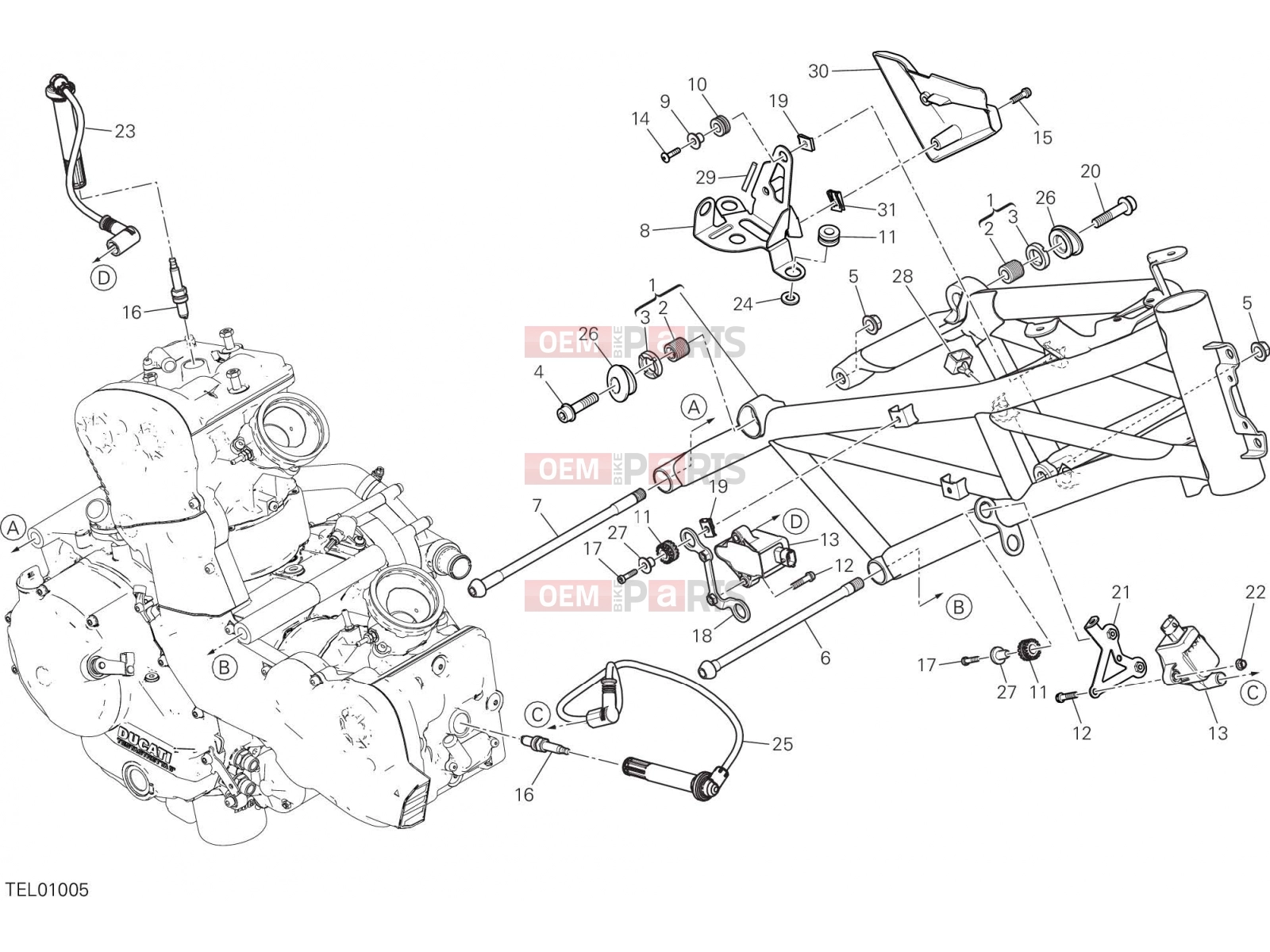 DUCATI 2018 Multistrada 950 FRAME [MOD:MS950]