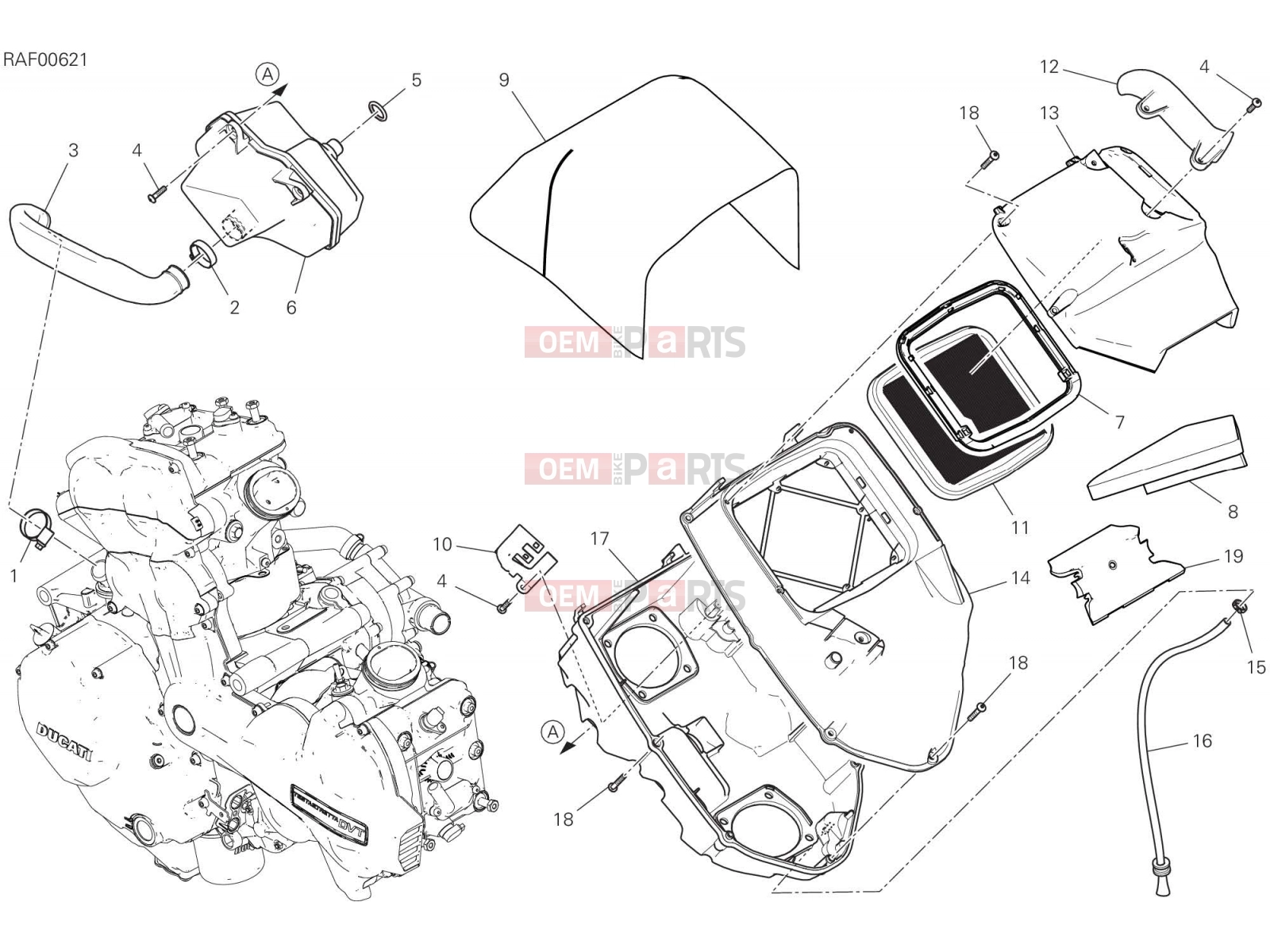 DUCATI 2018 Multistrada 1260 INTAKE [MOD:MS1260]