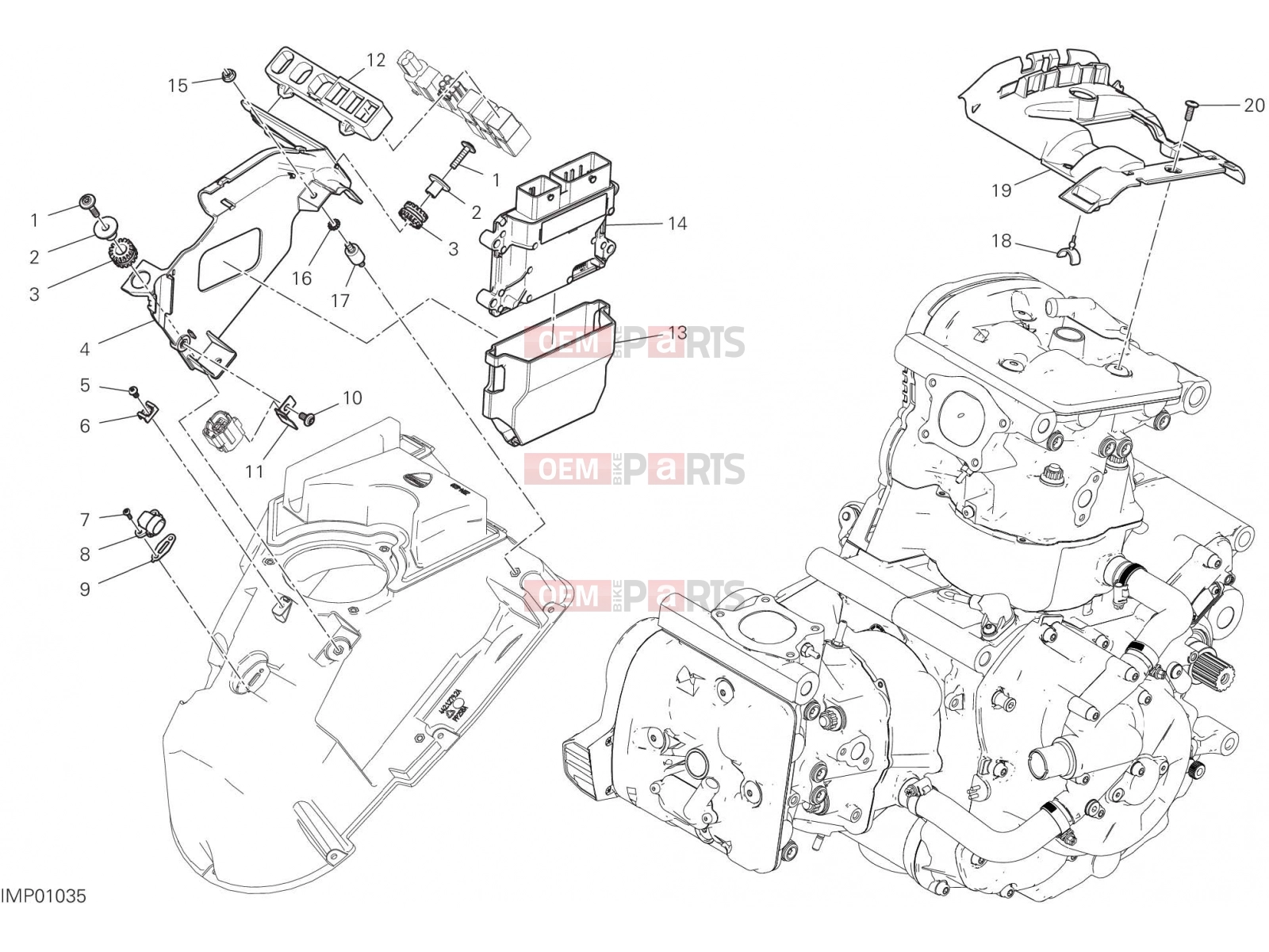 DUCATI 2018 SuperSport ENGINE CONTROL UNIT [MOD:SS 939]