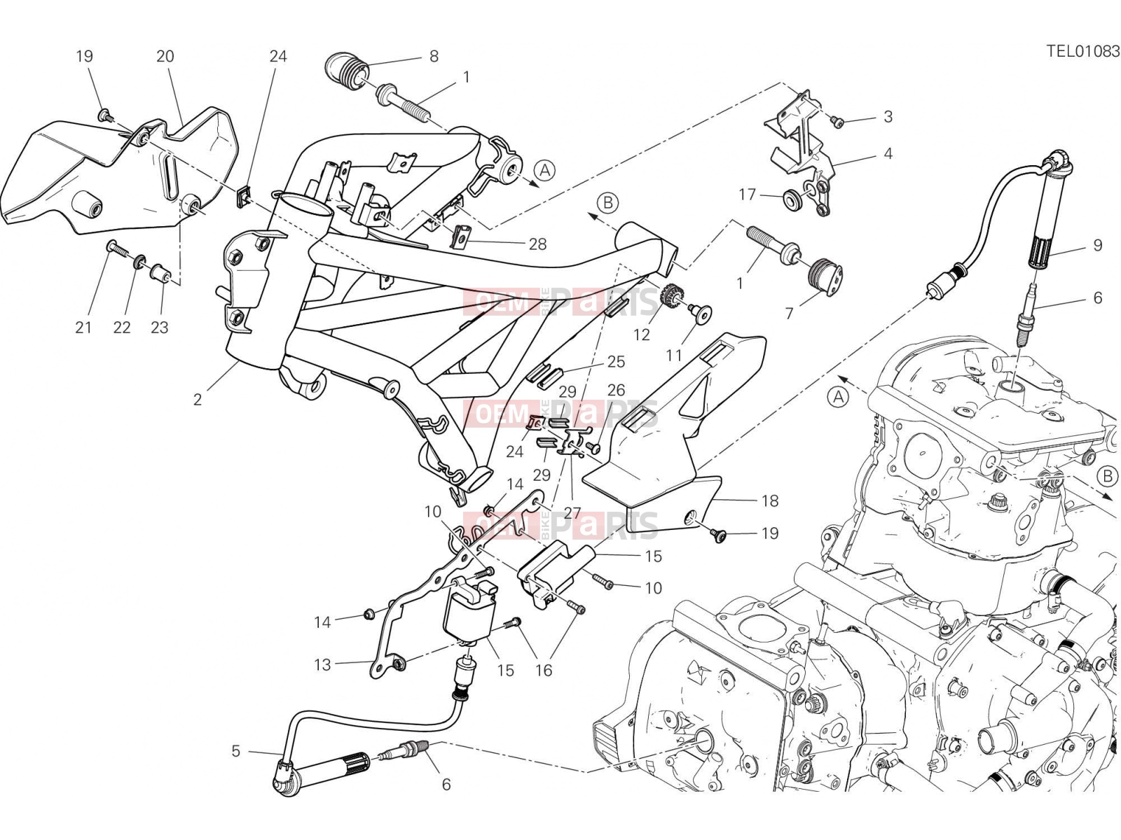 DUCATI 2018 SuperSport FRAME [MOD:SS 939]