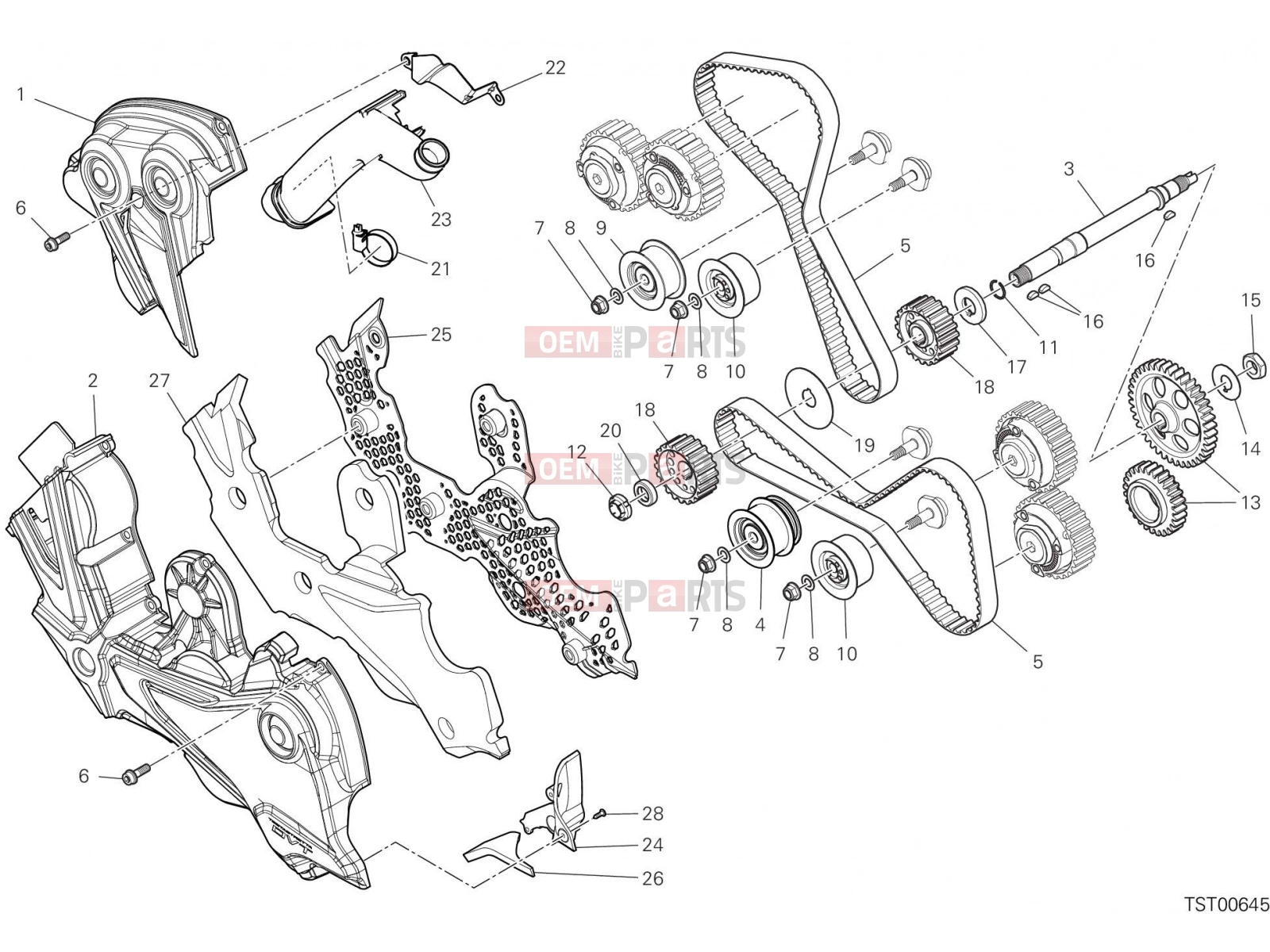 DUCATI 2019 Diavel TIMING SYSTEM [MOD:DVL1260]