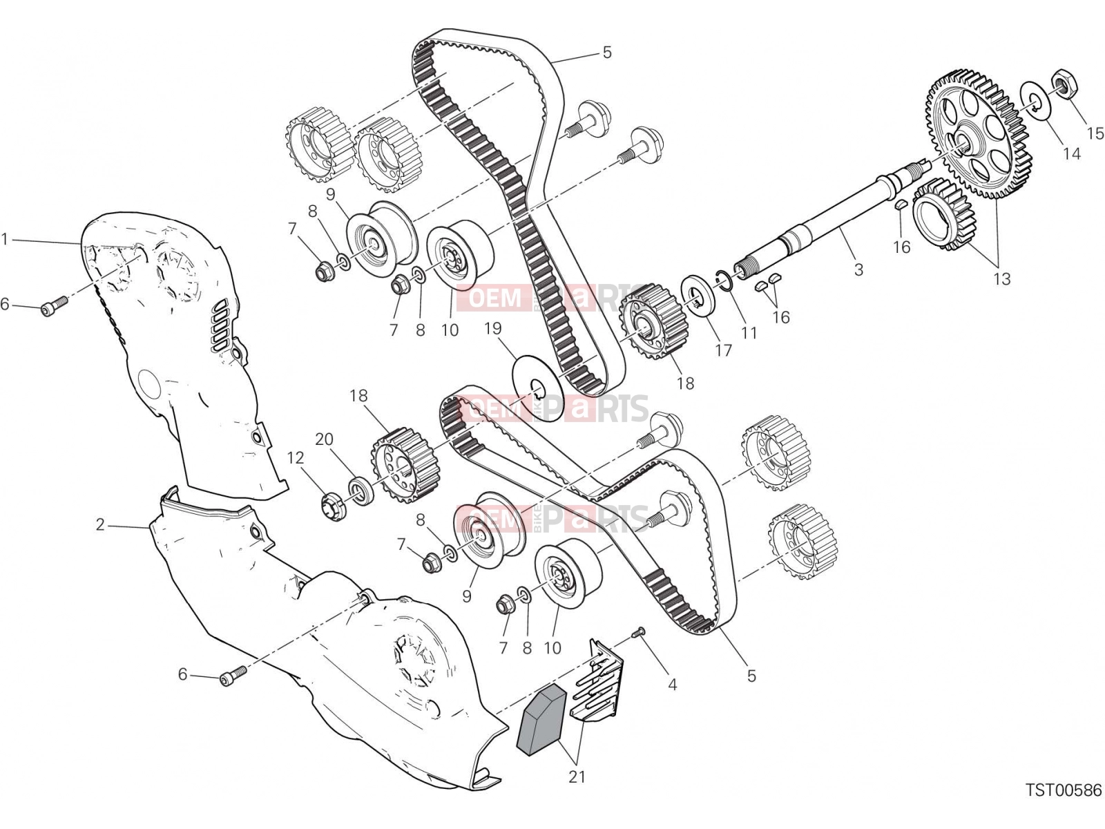 DUCATI 2019 Monster 1200 TIMING SYSTEM [MOD:M 1200]