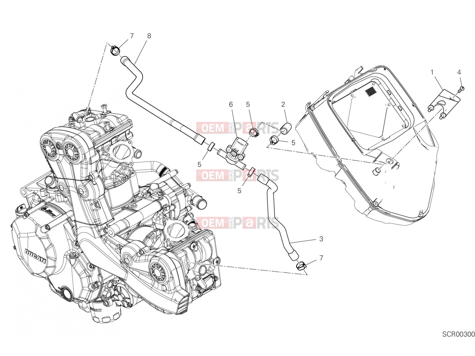 DUCATI 2019 Multistrada 950  SECONDARY AIR SYSTEM [MOD:MS950]