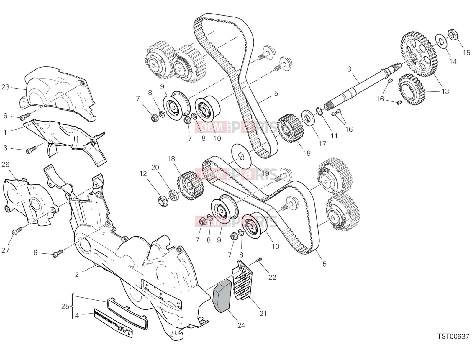 DUCATI 2019 Multistrada 1260 Enduro TIMING SYSTEM [MOD:MS1260E]