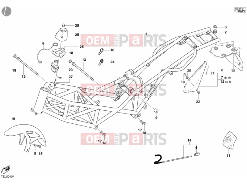 DUCATI 2005 Monster 620 FRAME » FRAME