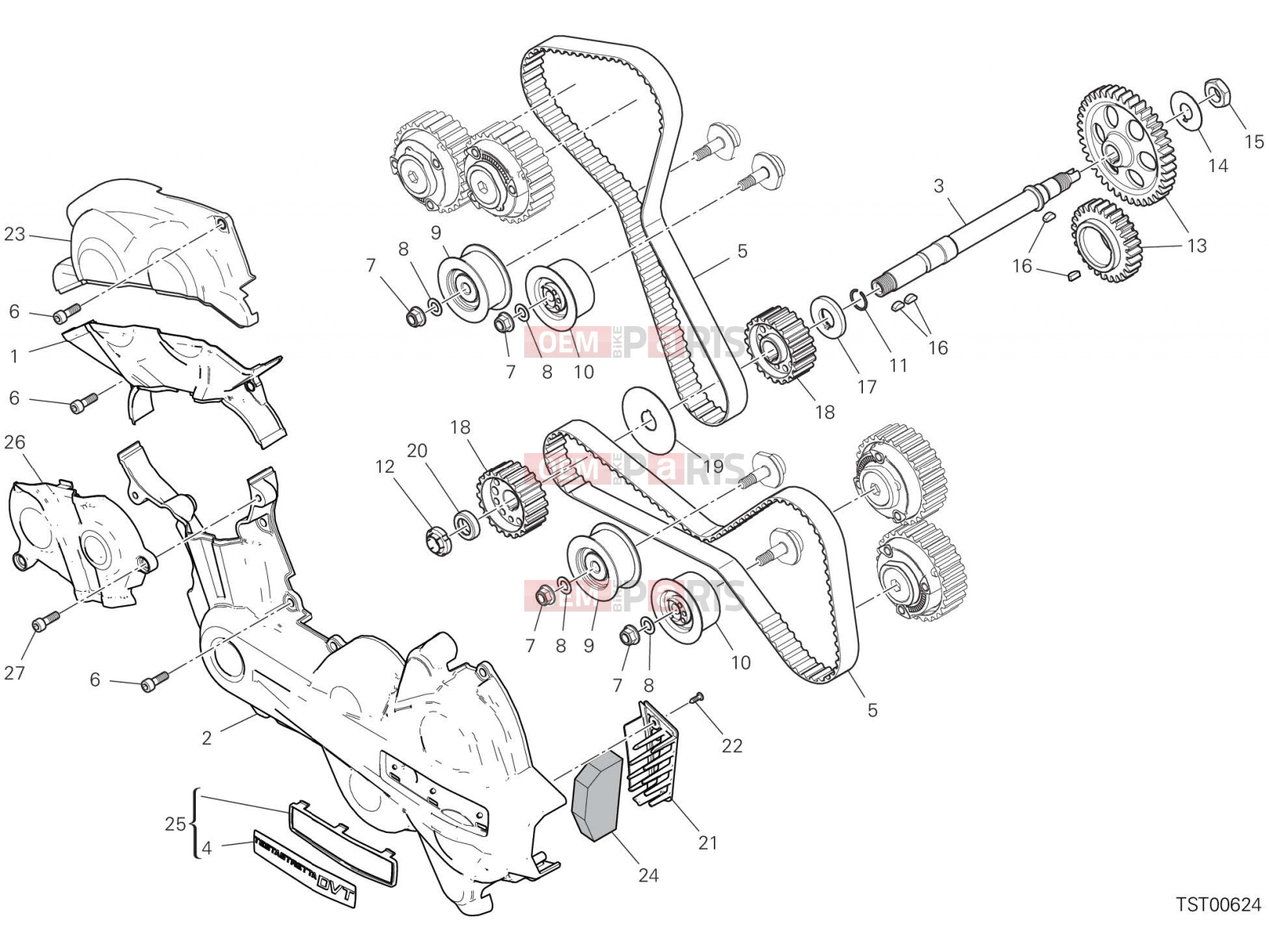 DUCATI 2020 Multistrada 1260 TIMING SYSTEM [MOD:MS1260]
