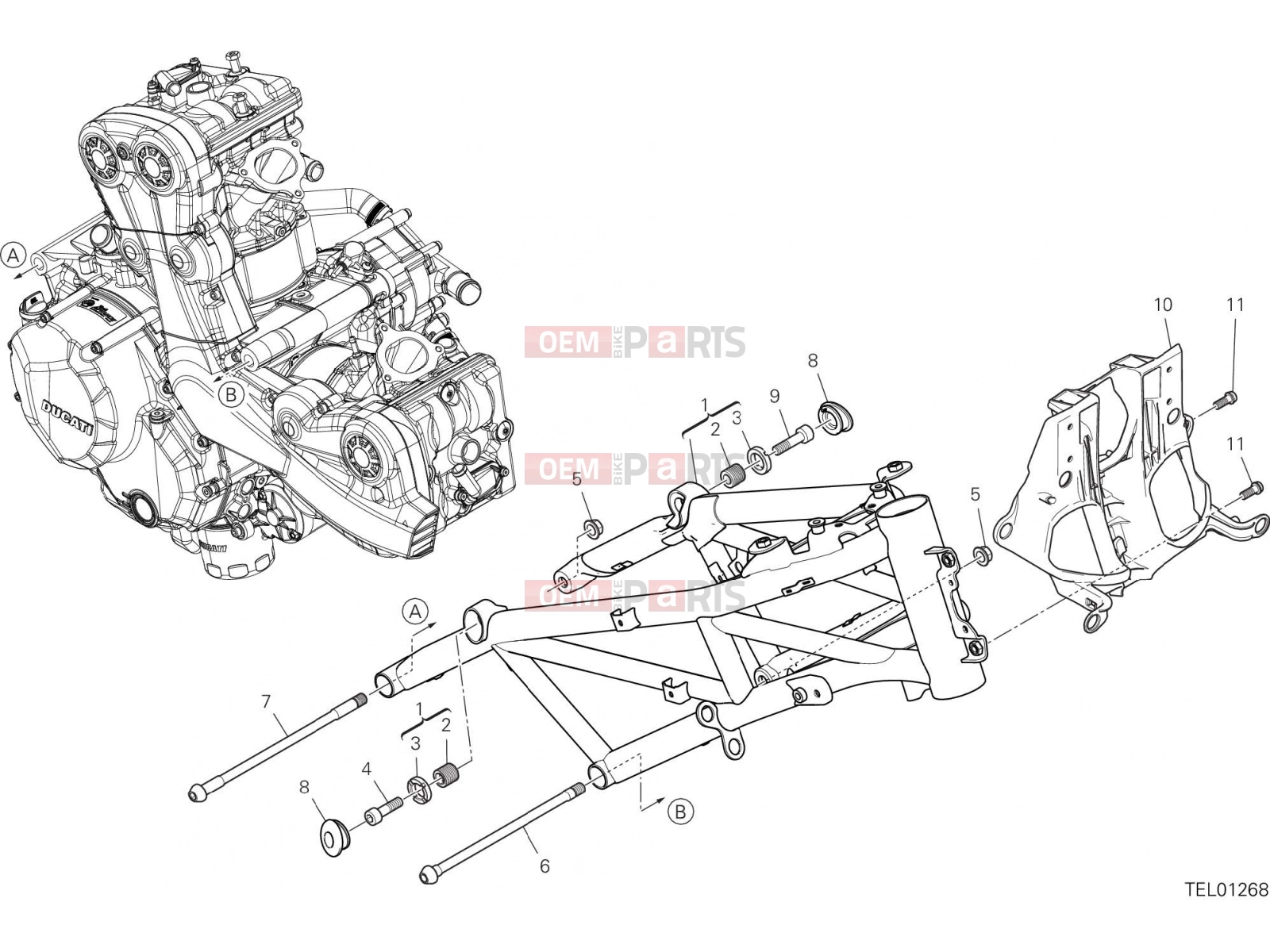 DUCATI 2020 Multistrada 950 S FRAME [MOD:MS950S]