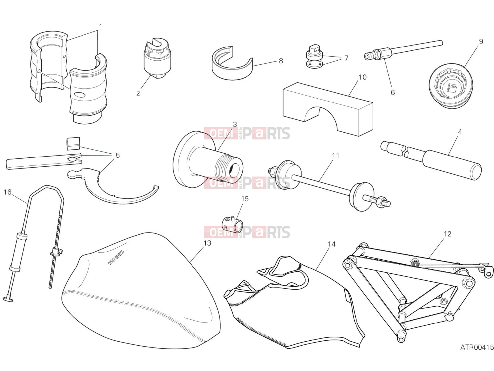 DUCATI 2020 Streetfighter V4 WORKSHOP SERVICE TOOLS (FRAME) [MOD:SFV4]
