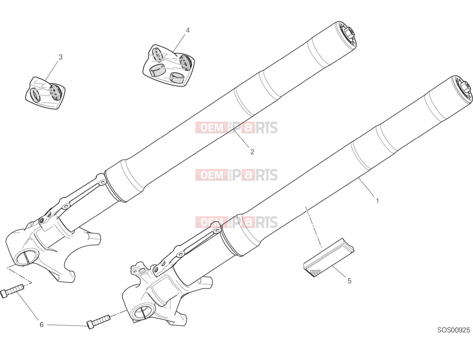 DUCATI 2020 SuperSport S FRONT FORK [MOD:SS 939 S]
