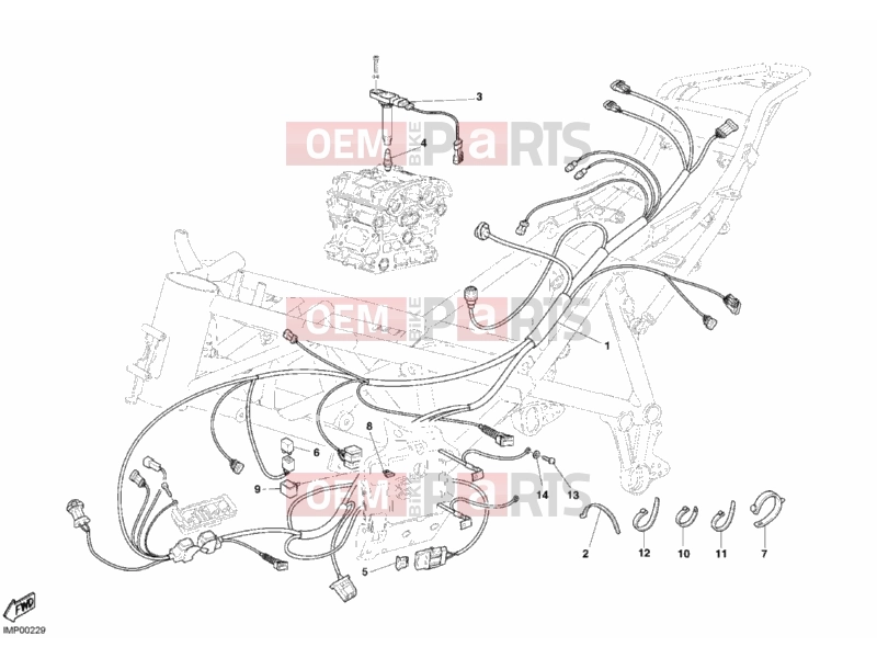 DUCATI 2005 Superbike 749 R ENGINE CONTROL UNIT » HANDLE BAR
