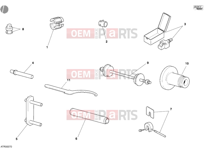 DUCATI 2005 Monster S4R WORKSHOP SERVICE TOOLS, FRAME » FRAME