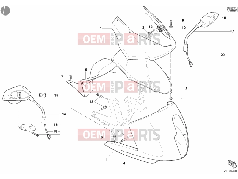 DUCATI 2004 Multistrada 1000 COWLING » PLASTICS