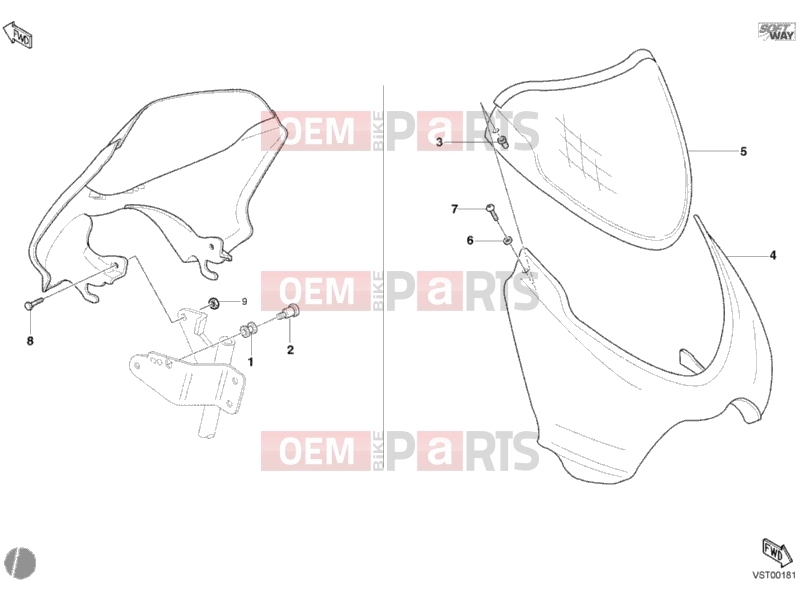 DUCATI 2004 Monster 400 COWLING » PLASTICS