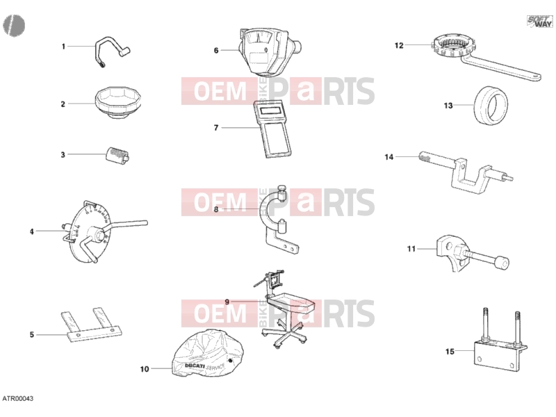 DUCATI 2004 998 Final Ed. 001 - WORKSHOP SERVICE TOOLS, ENGINE » UNCLASSIFIED