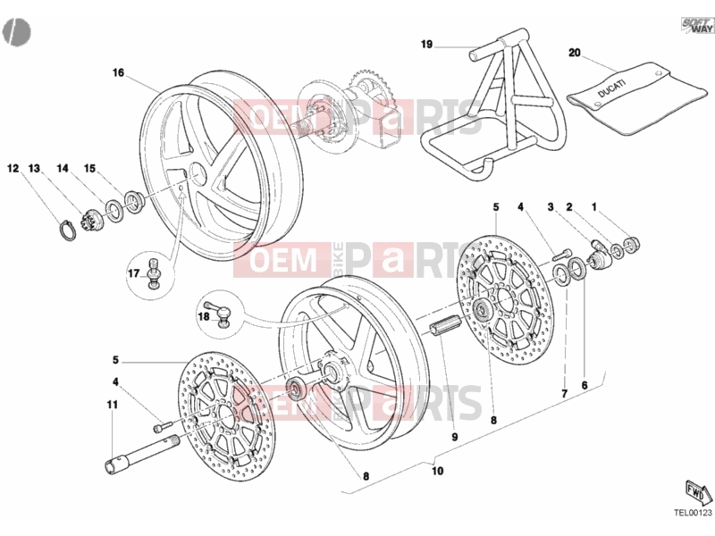 DUCATI 2004 998 Final Ed. Single-Seat WHEELS » FRONT WHEEL