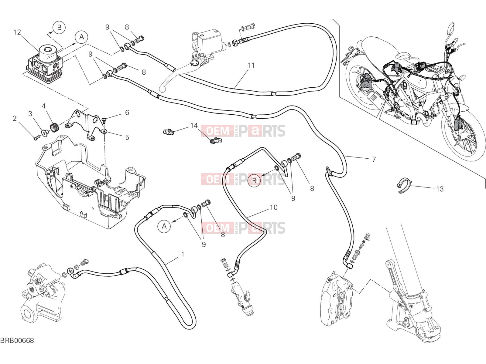 DUCATI 2021 Scrambler ICON BRAKING SYSTEM ABS