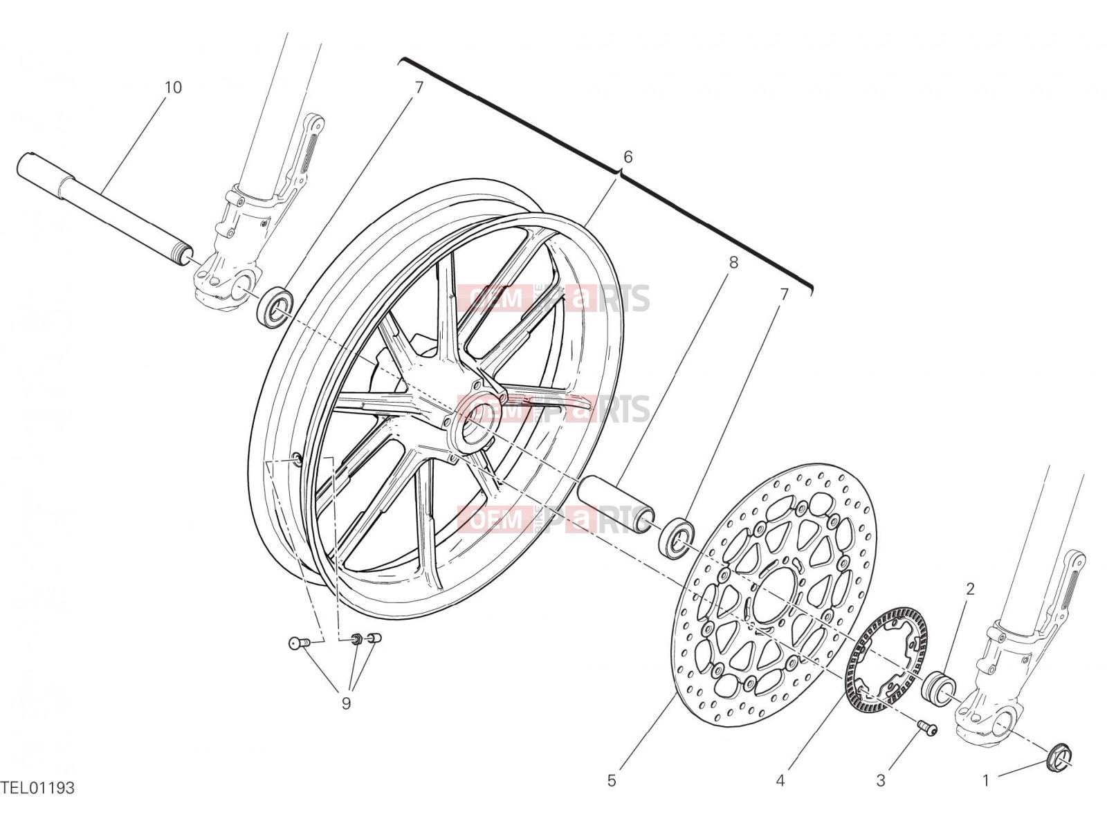 DUCATI 2021 Scrambler ICON FRONT WHEEL