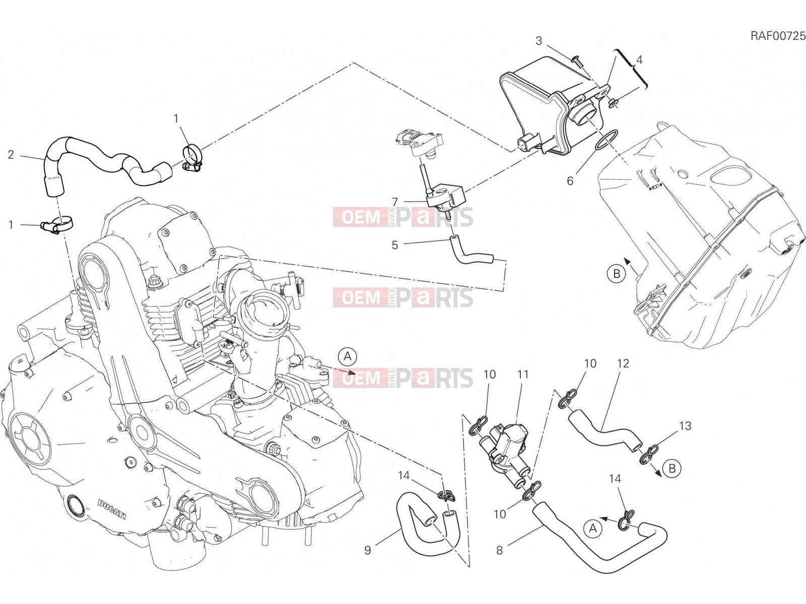 DUCATI 2021 Scrambler ICON SECONDARY AIR SYSTEM
