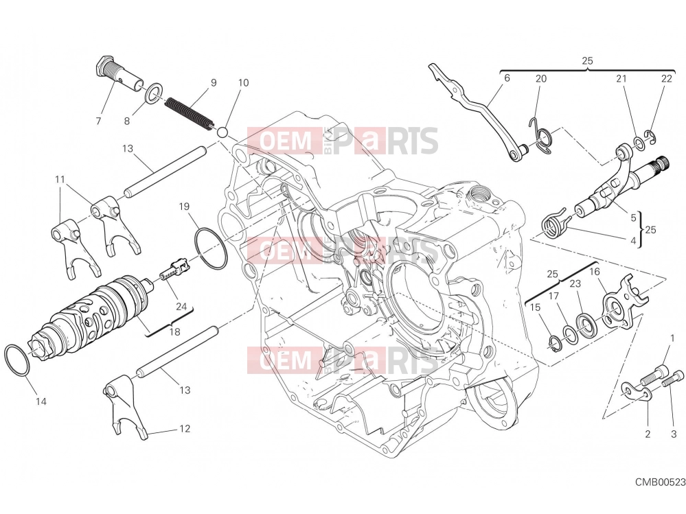 DUCATI 2019 Scrambler Full Throttle SHIFT CAM - FORK [MOD:SCR800FT]