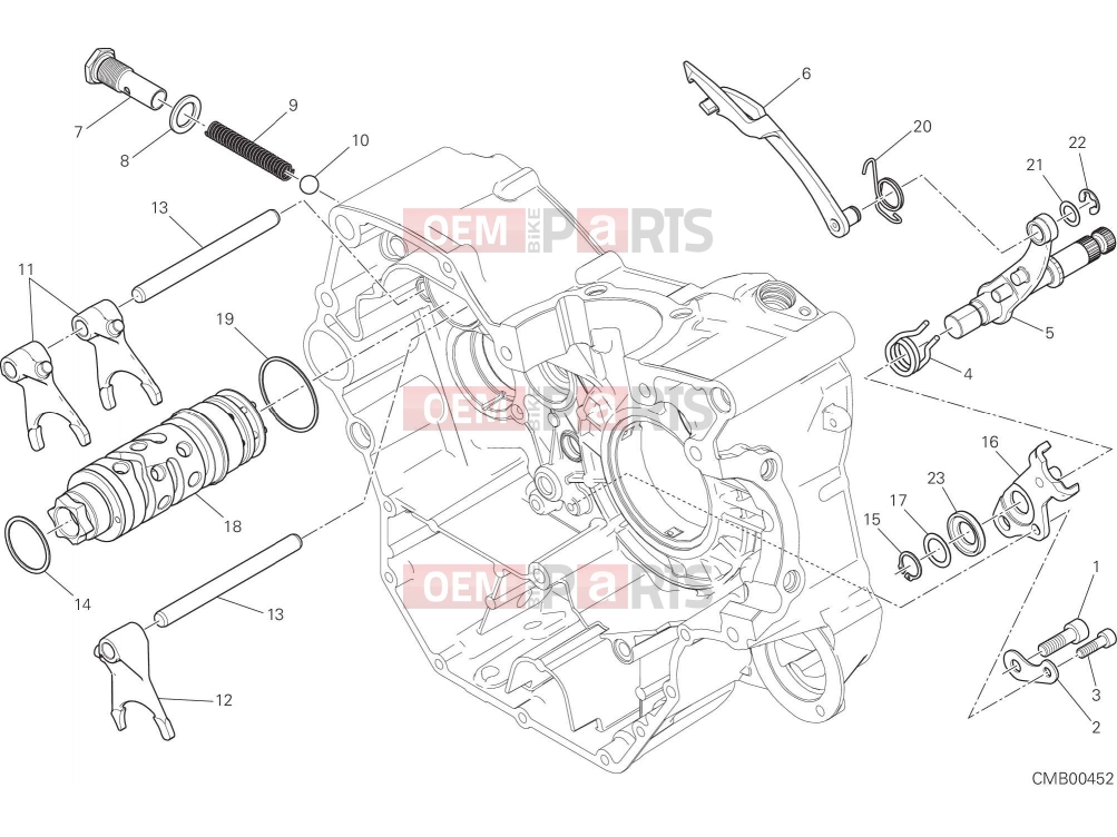 DUCATI 2015 Scrambler Full Throttle SHIFT CAM - FORK [MOD:SCR800FT]